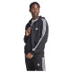 Adidas Ανδρική ζακέτα Essentials 3-Stripes Fleece Full-Zip Hoodie